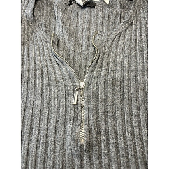 INC International Concepts Long Sleeve Juniors Large Ribbed Front Zipper Y2K 90s - Picture 6 of 11